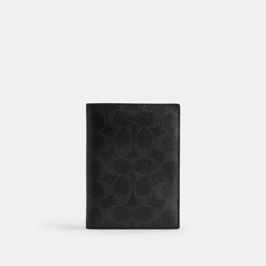 Porta Pasaporte Coach De Coated Canvas