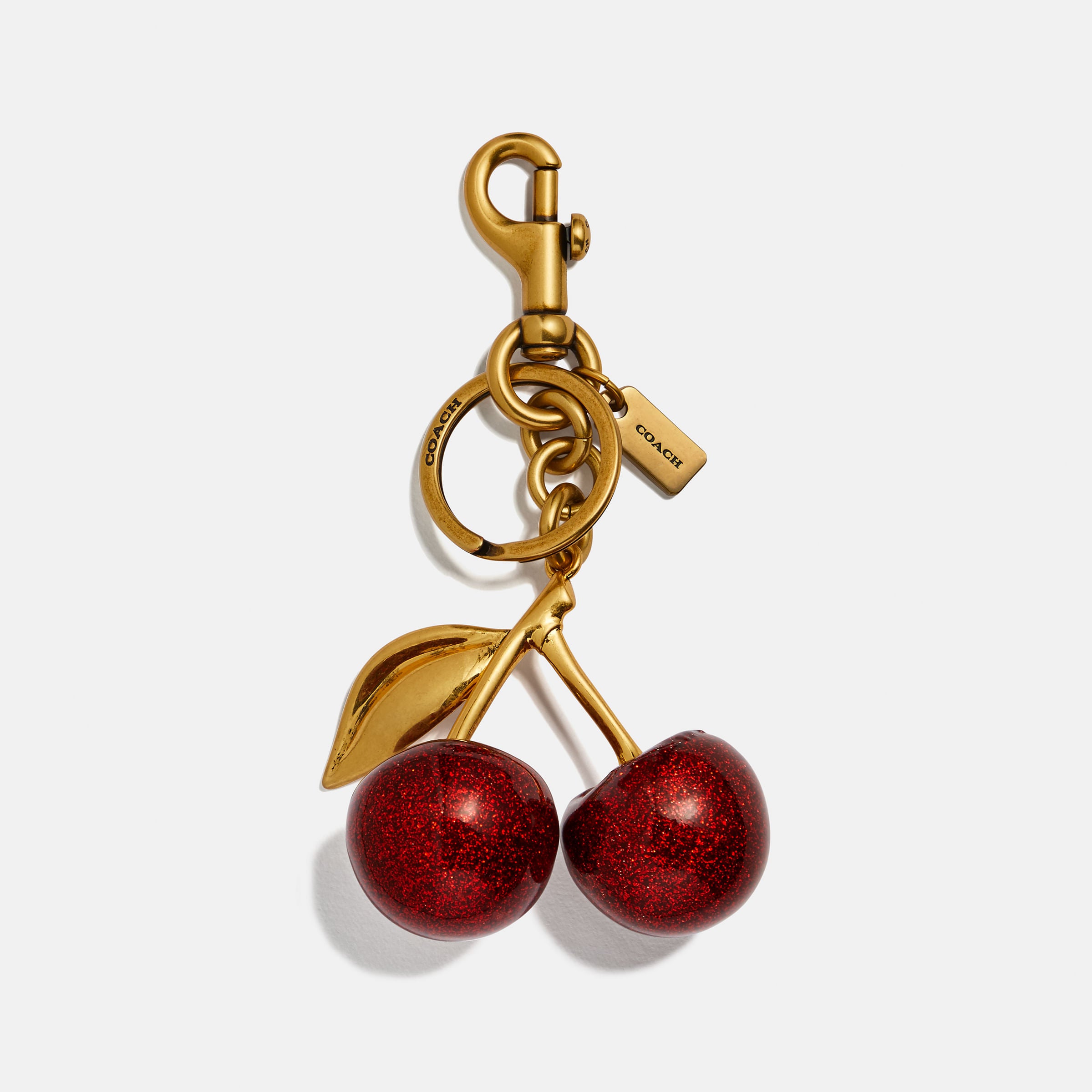 Bag Charm Coach Cherry