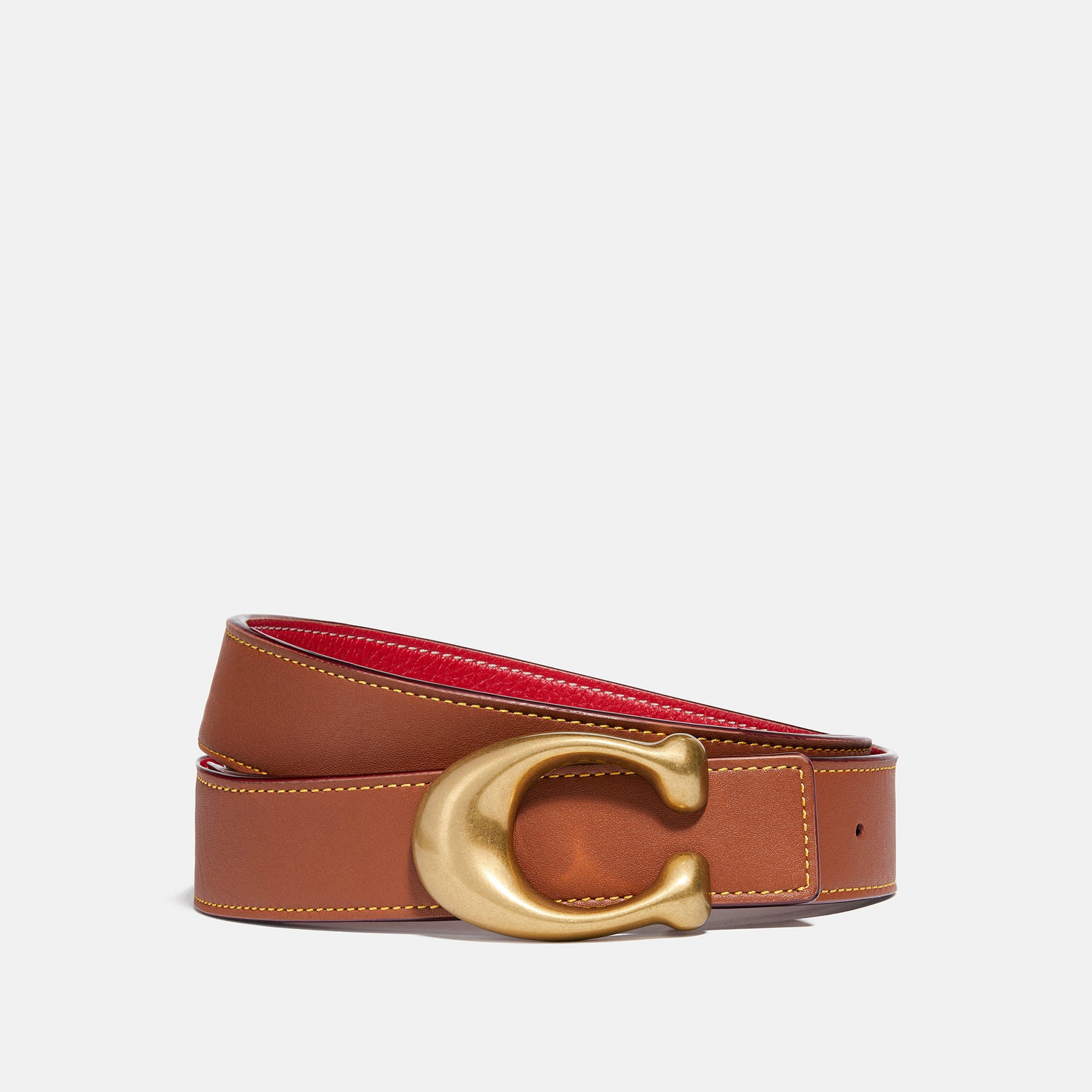 Cinturón Coach Belt Reversible 32 mm