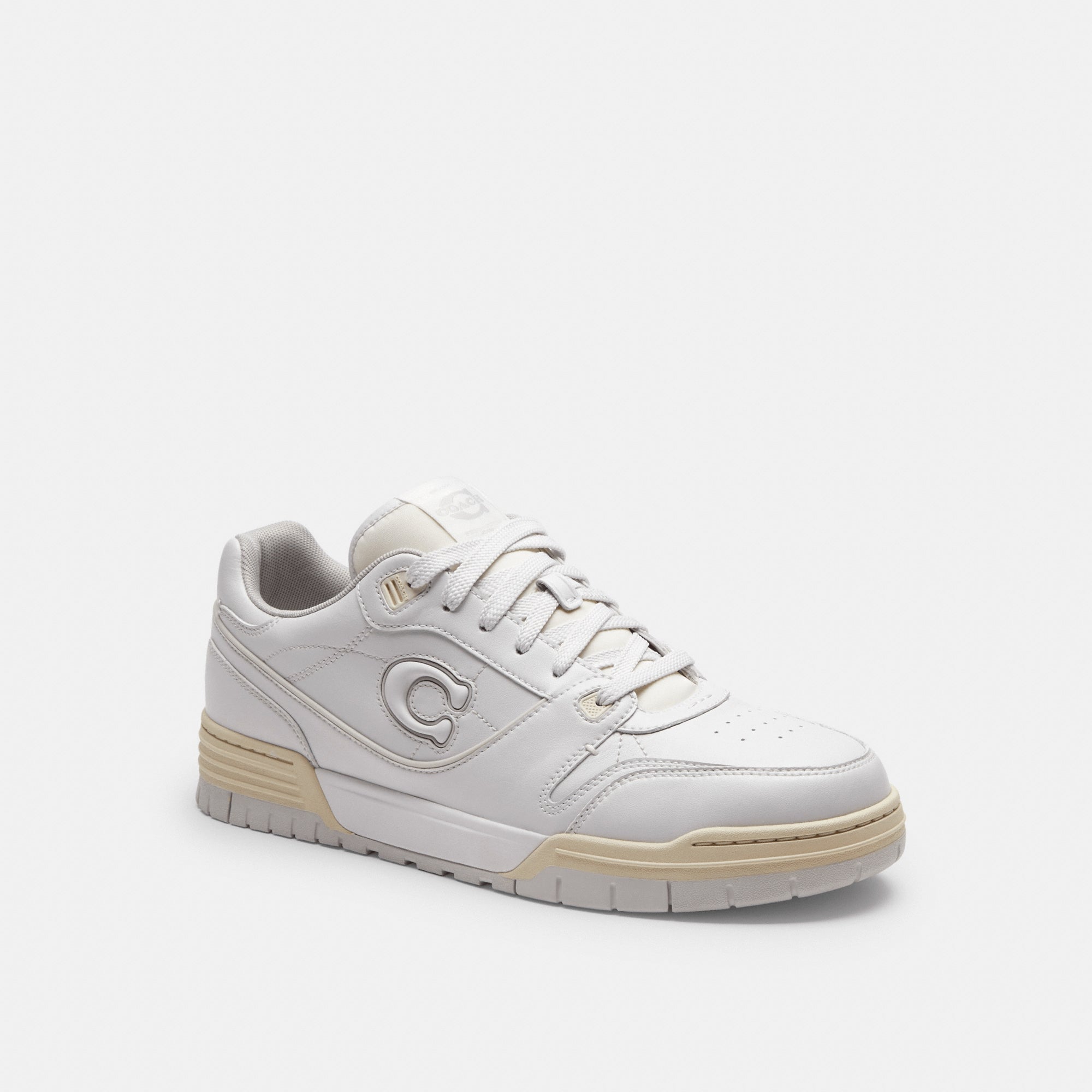 Tenis Soho Piel Blanco Hombre