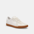 Tenis Ellis Piel y Gamuza Blanco Mujer