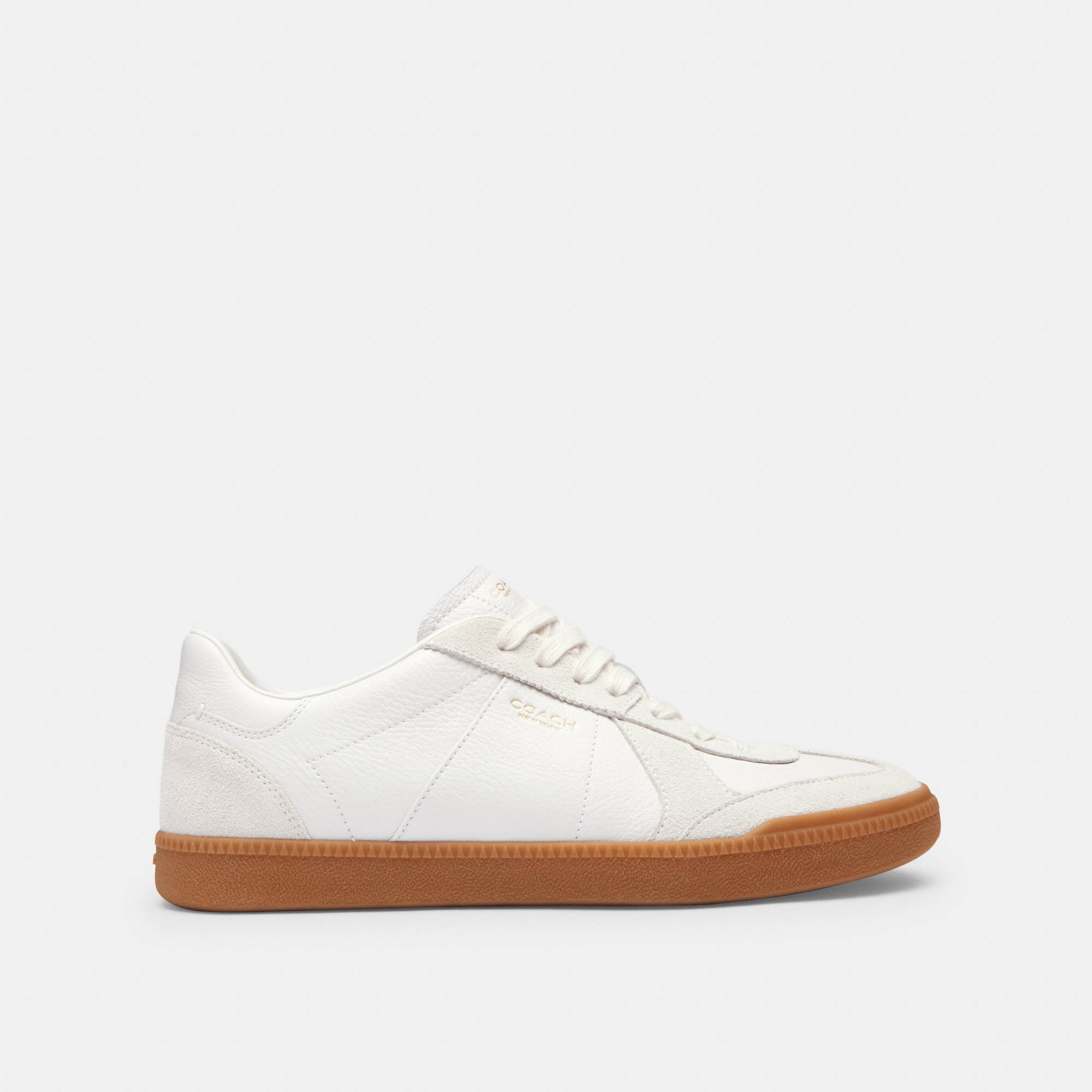 Tenis Ellis Piel y Gamuza Blanco Mujer
