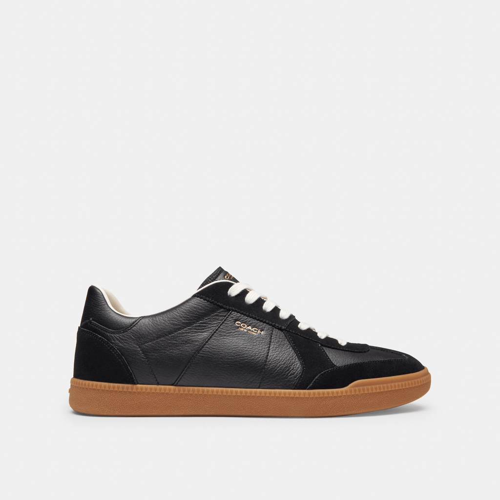 Tenis Ellis Piel y Gamuza Negro Hombre