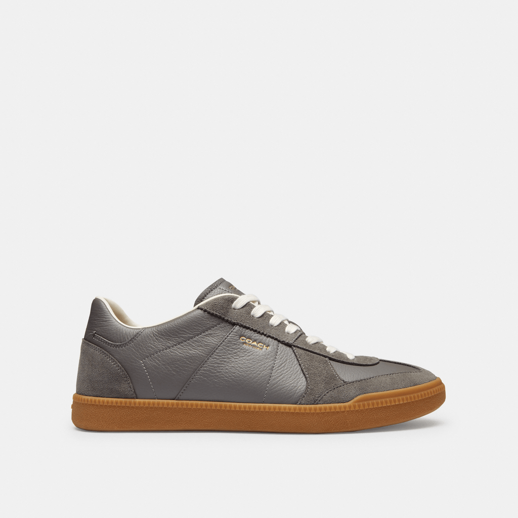 Tenis Ellis Piel y Gamuza Gris Hombre