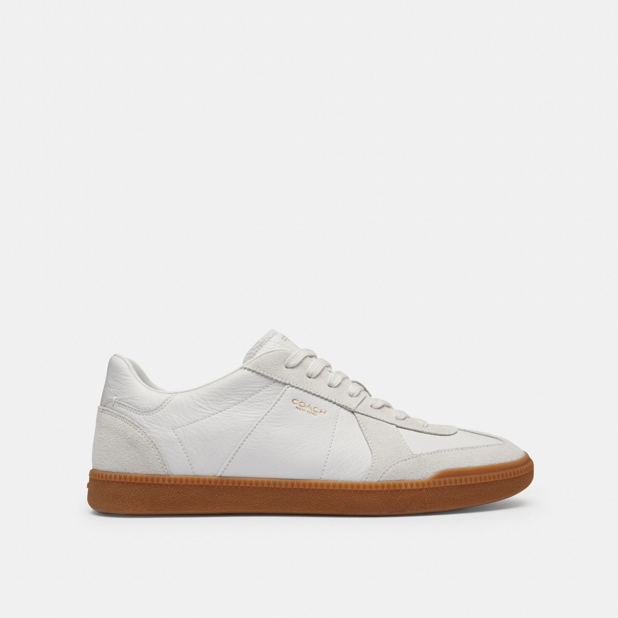 Tenis Ellis Piel y Gamuza Blanco Hombre