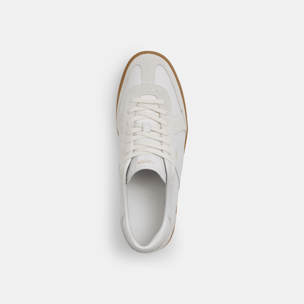 Tenis Ellis Piel y Gamuza Blanco Hombre