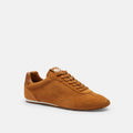 Tenis Flat Gamuza Café Mujer