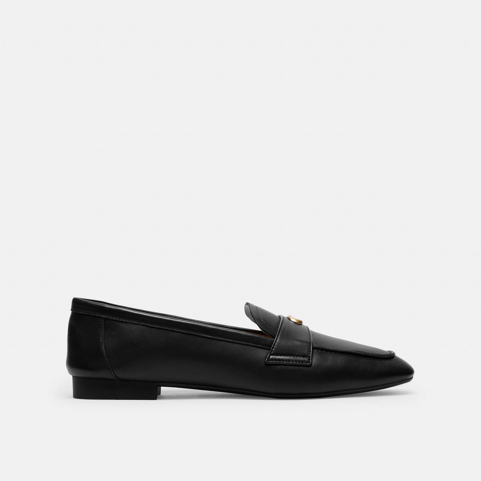 Mocasines Sculpted C Piel Negro Mujer