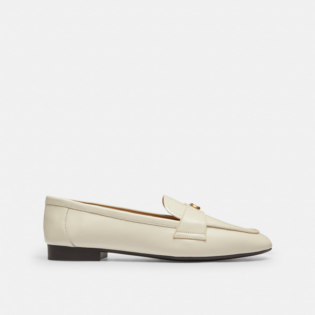Mocasines Sculpted C Piel Blanco Mujer