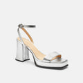 Sandalias Tea Rose Piel Plata Mujer