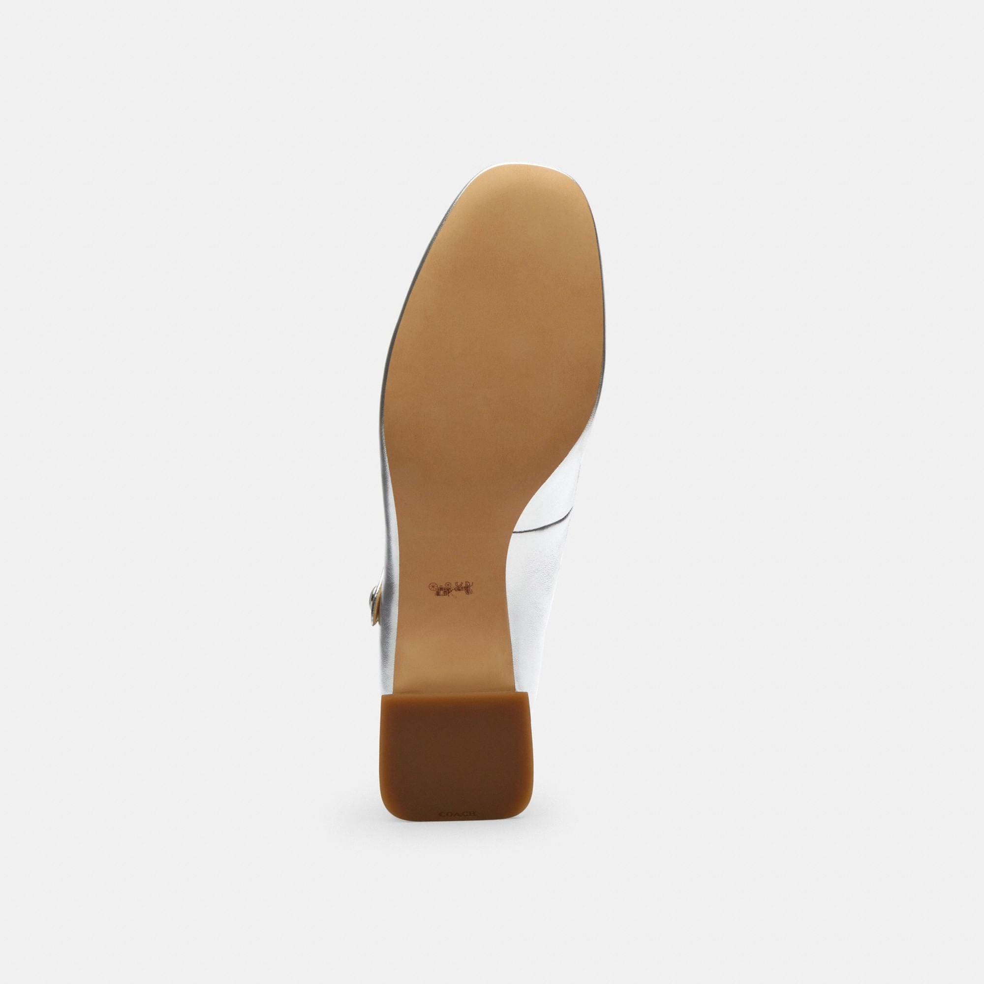 Flats Angelina Piel Plata Mujer