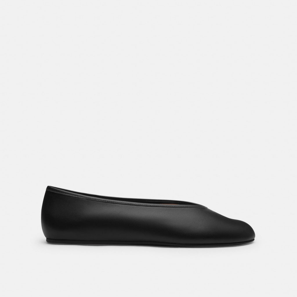 Flats Houston Piel Negro Mujer