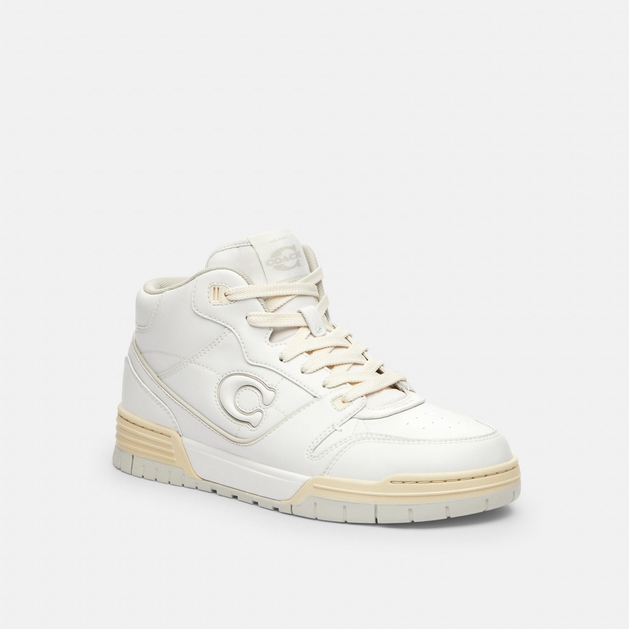 Tenis Soho Mid Top Piel Blanco Mujer