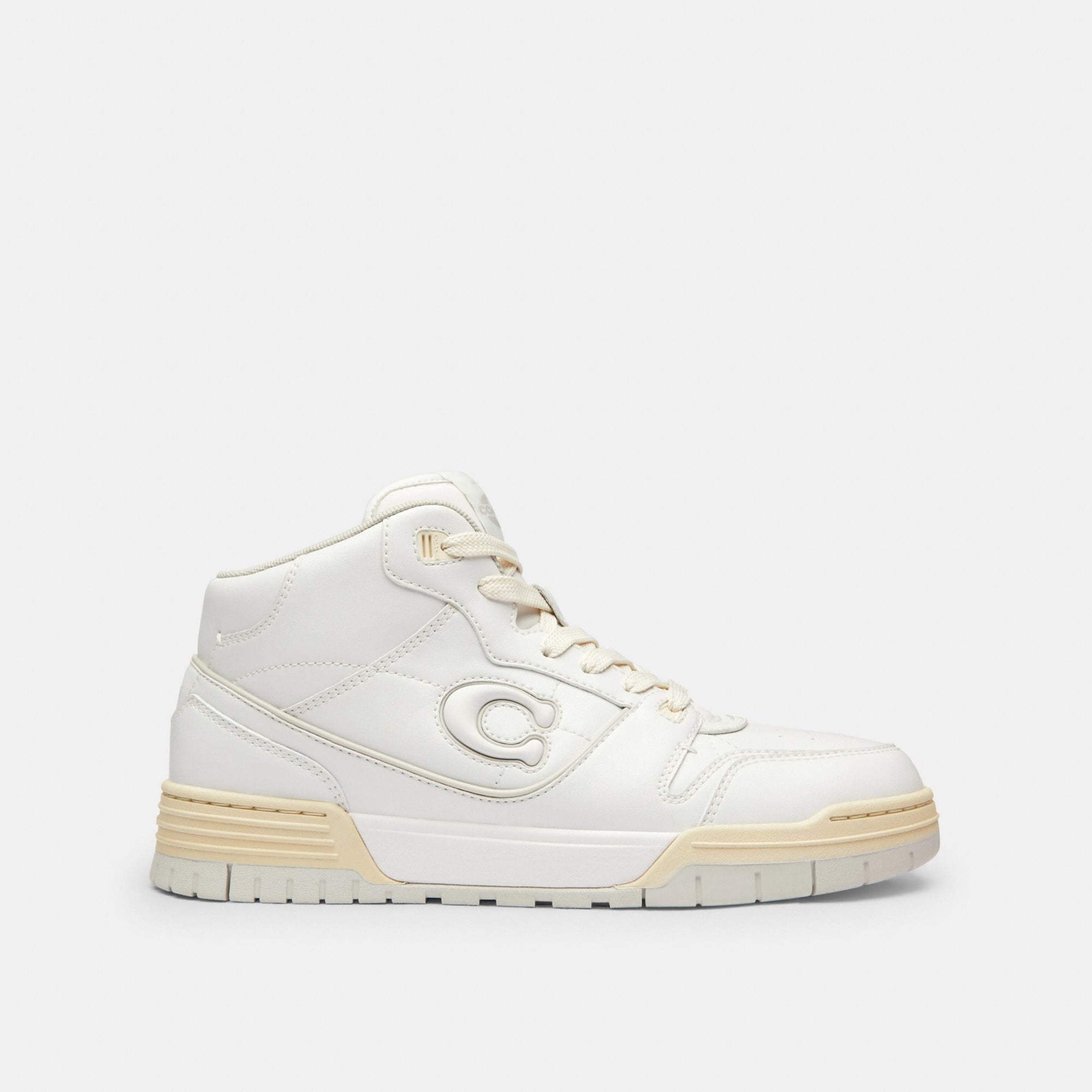 Tenis Soho Mid Top Piel Blanco Mujer