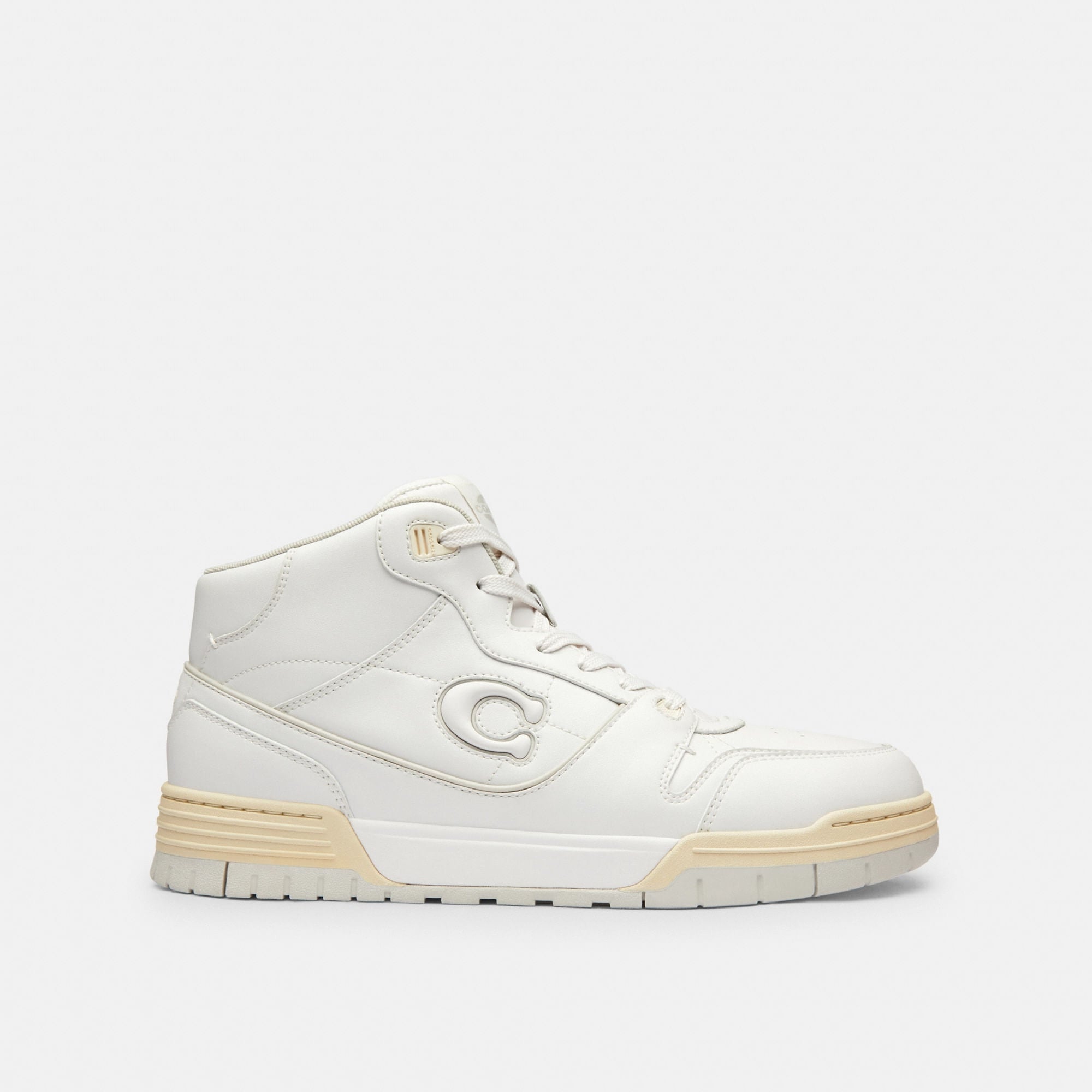 Tenis Soho Mid Top Piel Blanco Hombre