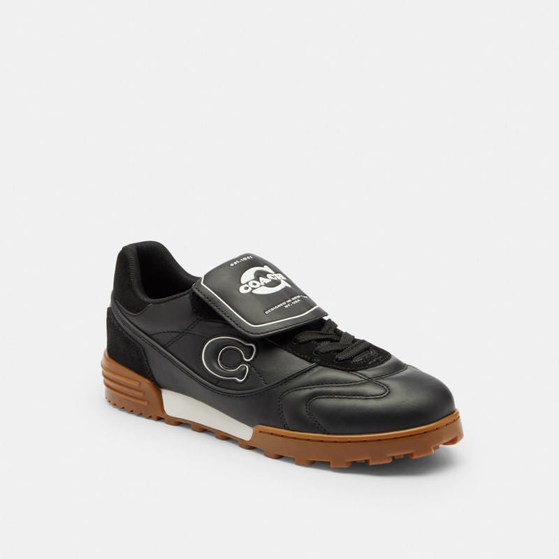 Tenis Match Piel Negro Mujer