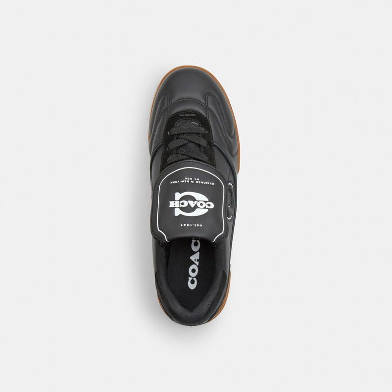 Tenis Match Piel Negro Mujer