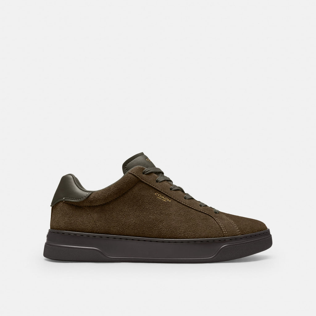 Tenis High Line Gamuza Verde Olivo Hombre