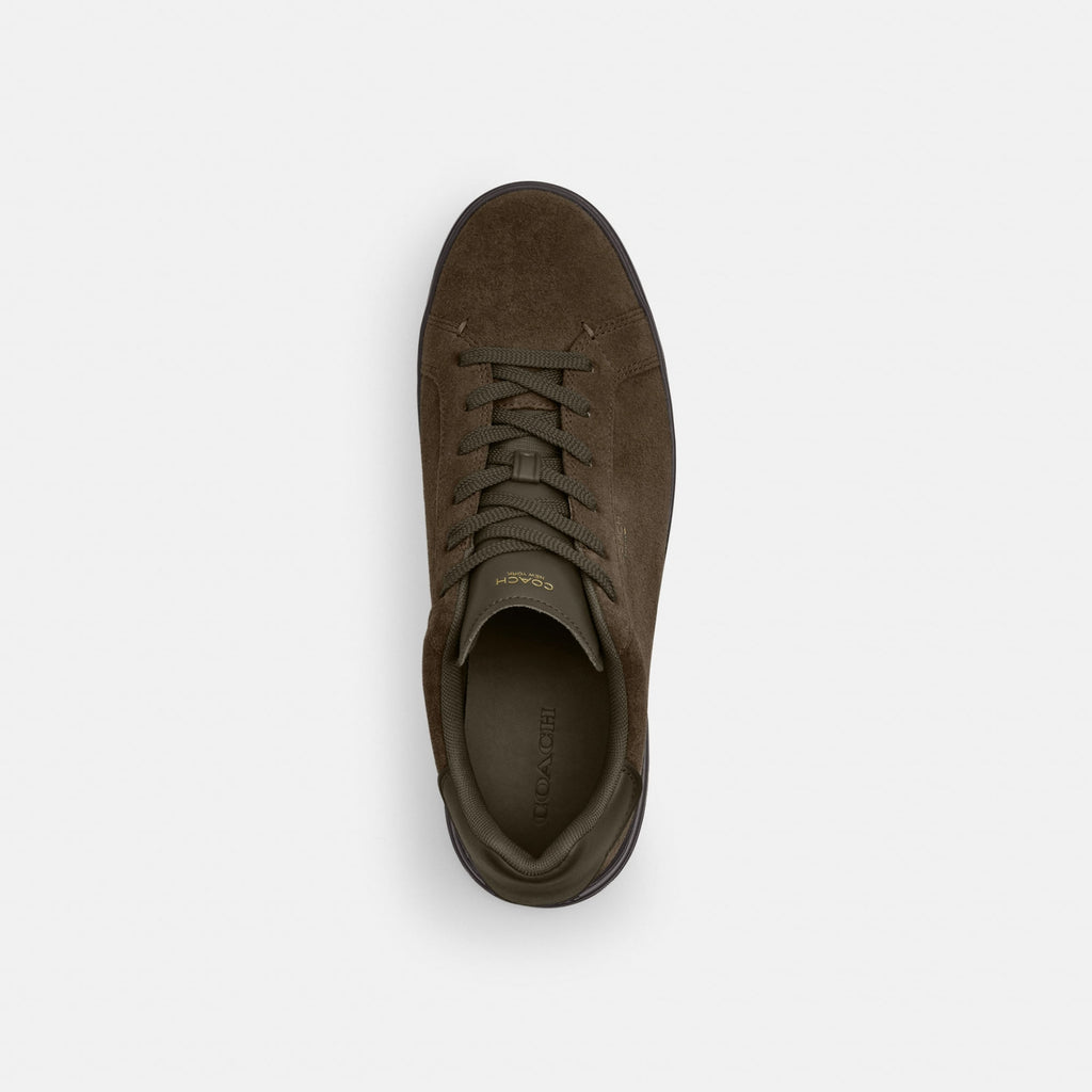 Tenis High Line Gamuza Verde Olivo Hombre