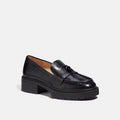 Mocasines Leah Piel Negro Mujer