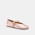 Flats Sculpted C Crinkle Piel Rosa Mujer