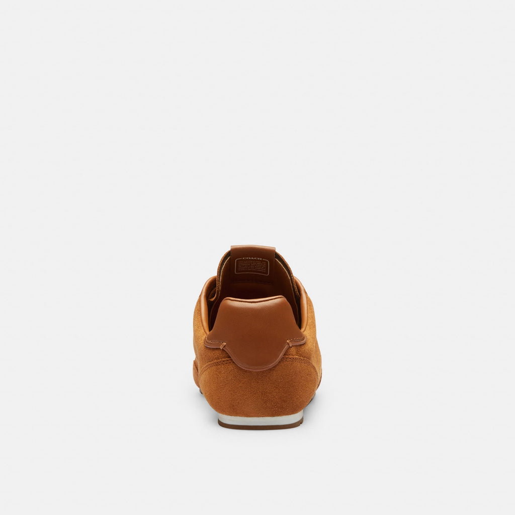 Tenis Flat Gamuza Café Mujer
