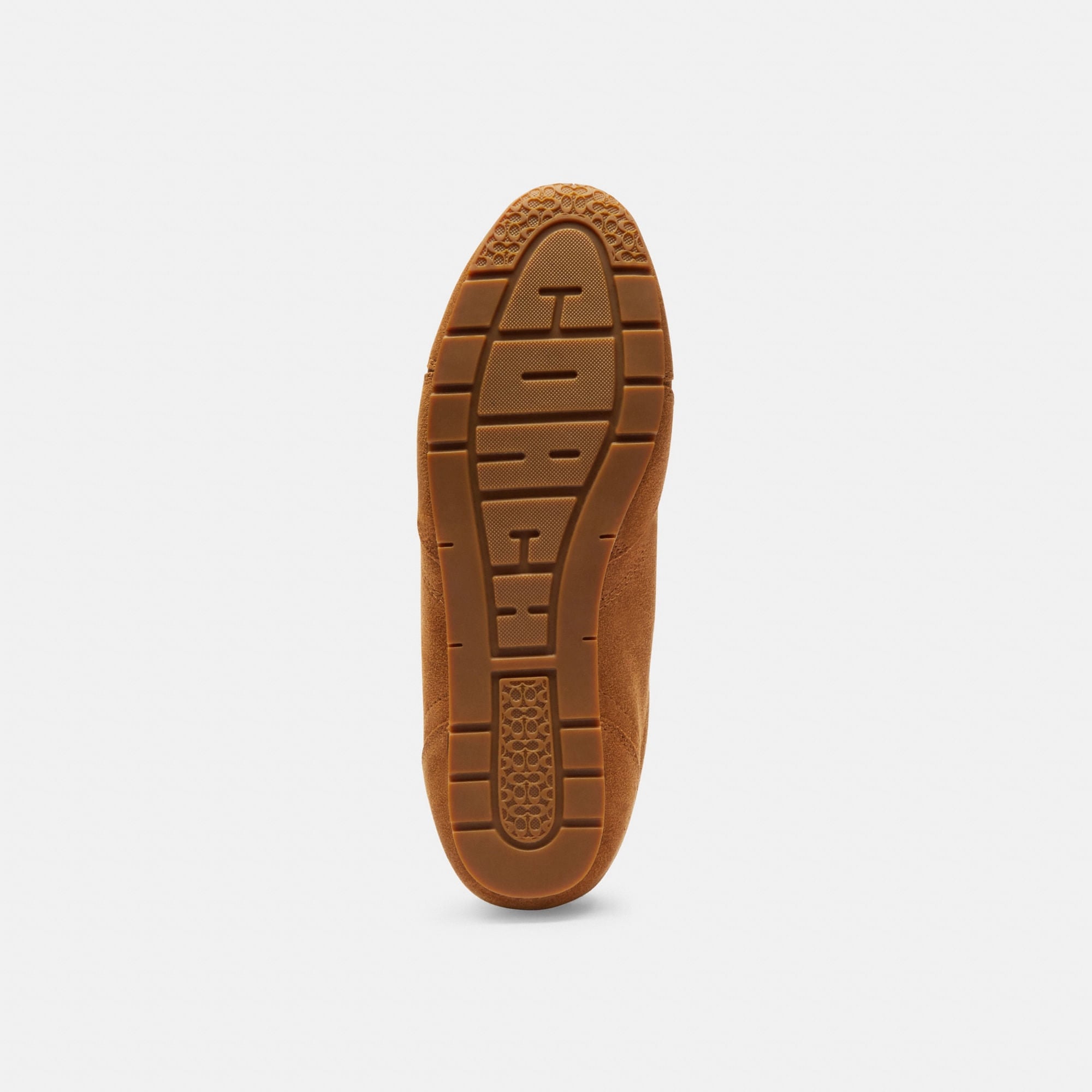 Tenis Flat Gamuza Café Mujer