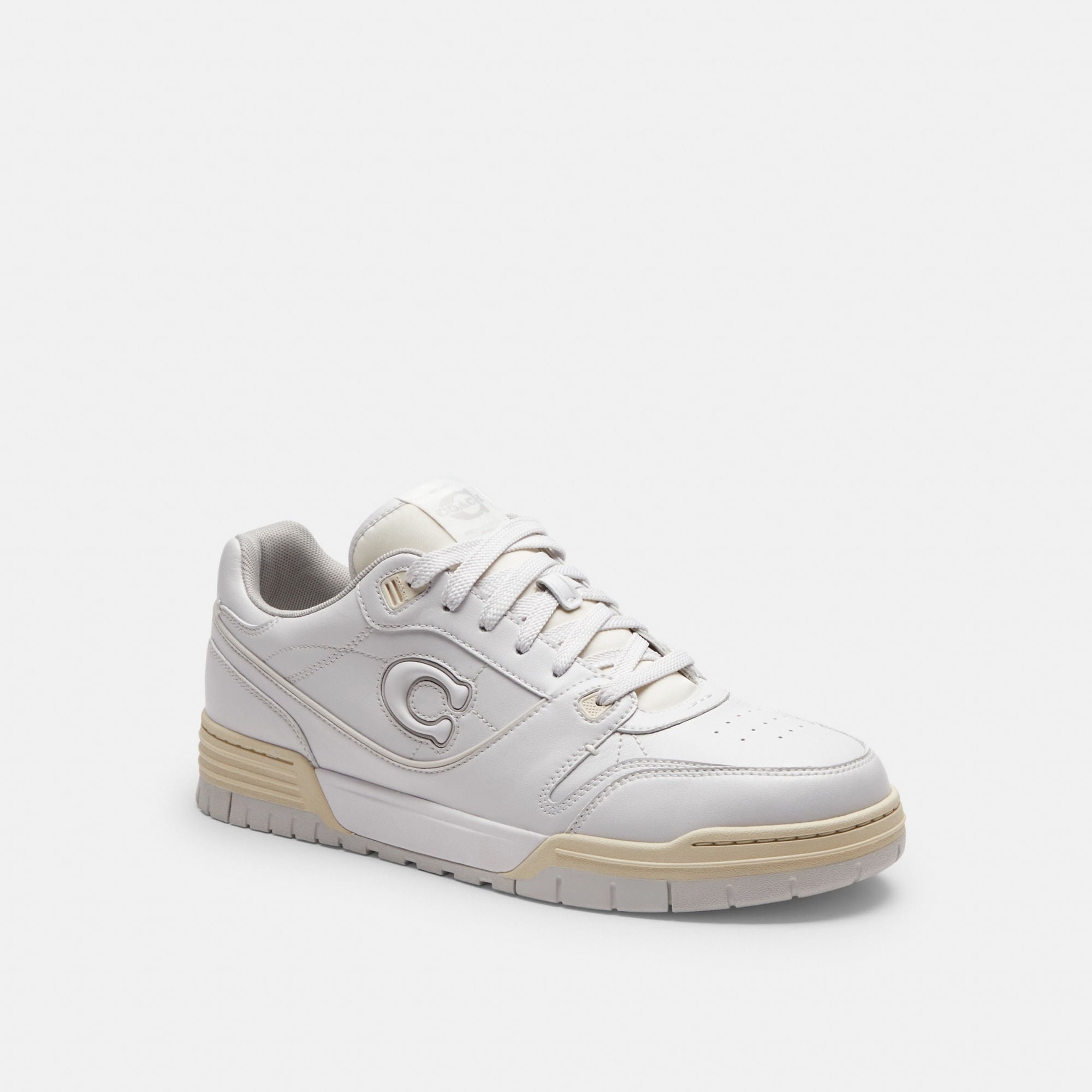 Tenis Soho Piel Blanco Hombre
