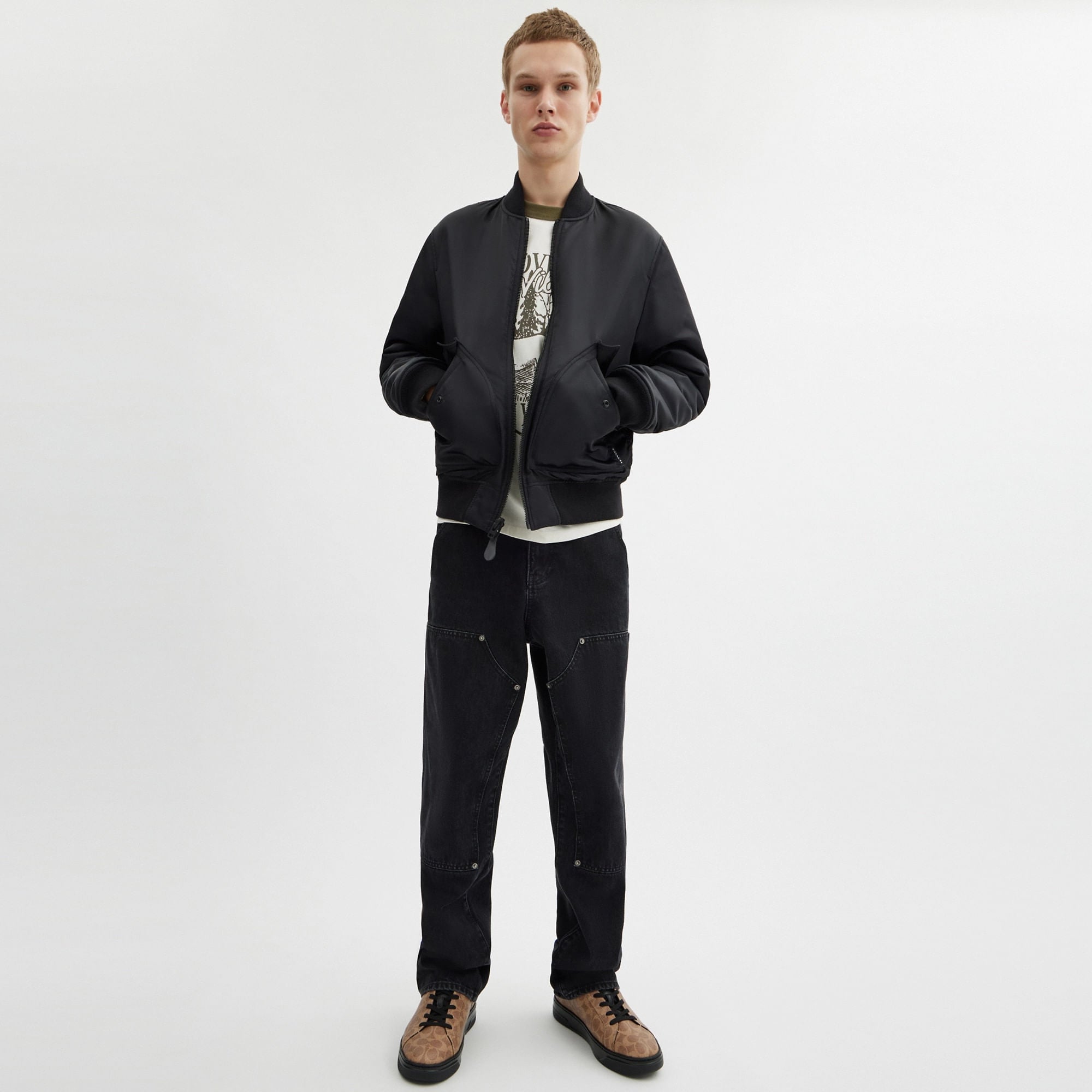 Tenis High Line Canvas Café Hombre