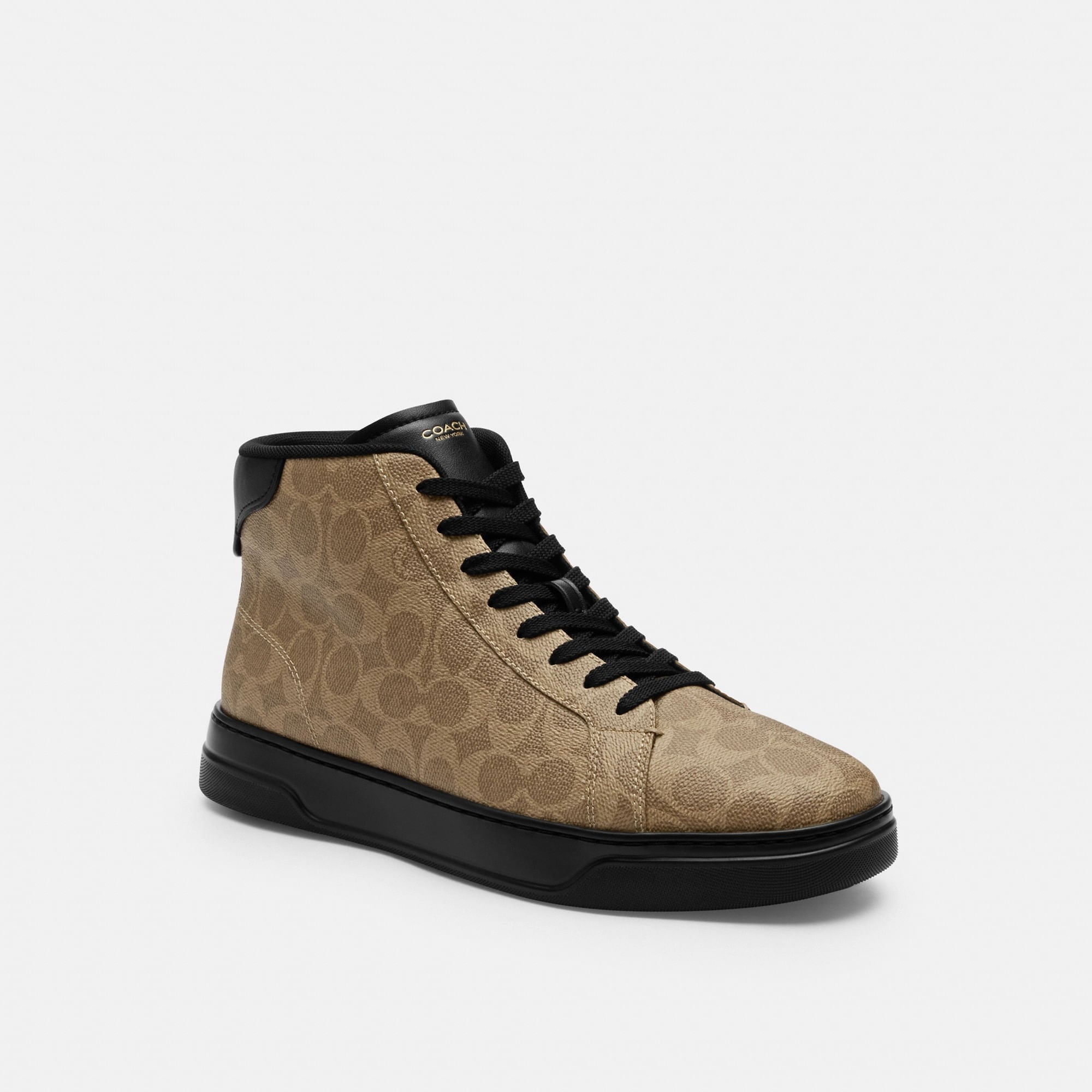 Tenis High Line Top Canvas Café Hombre
