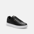 Tenis High Line Piel Negro Hombre