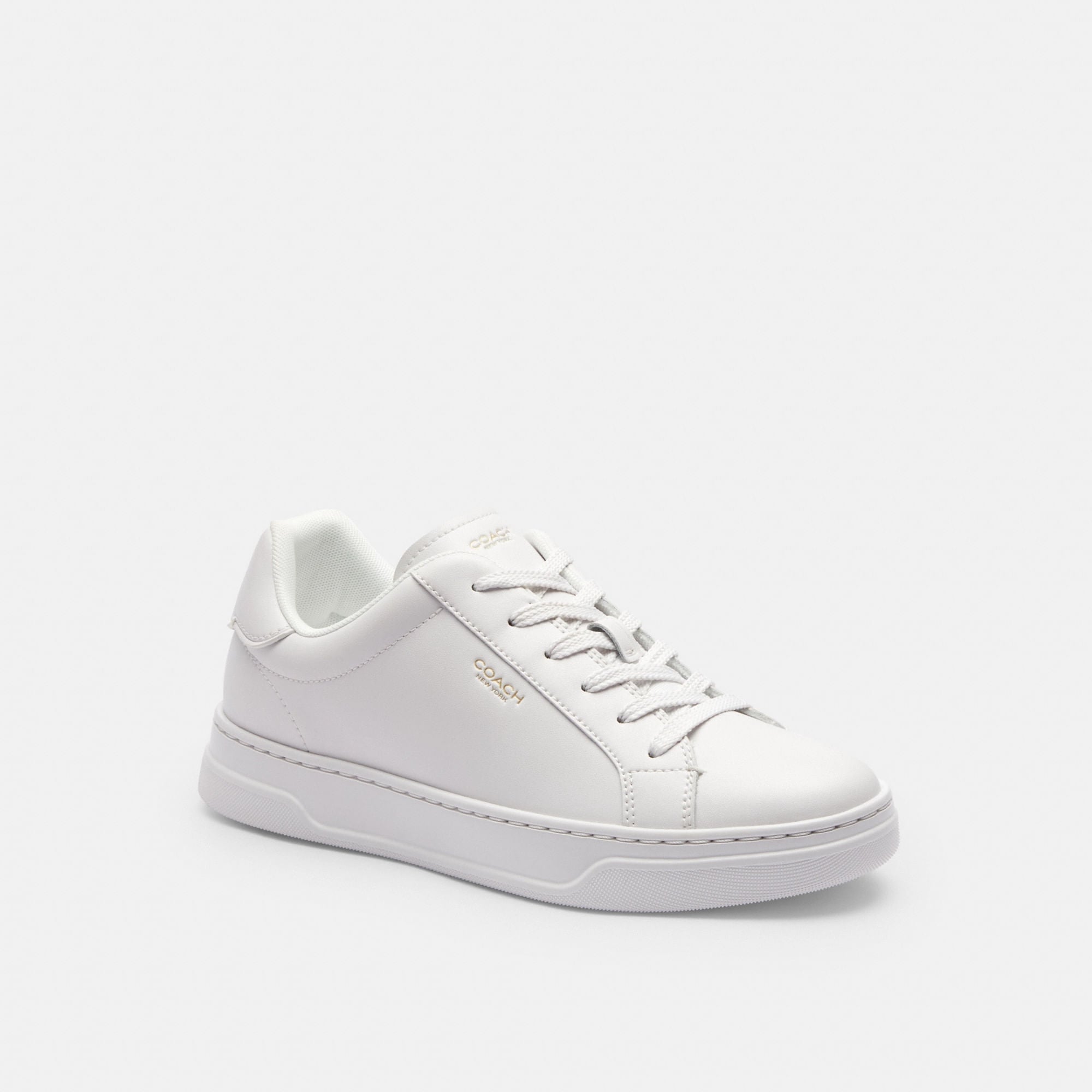 Tenis High Line Piel Blanco Mujer