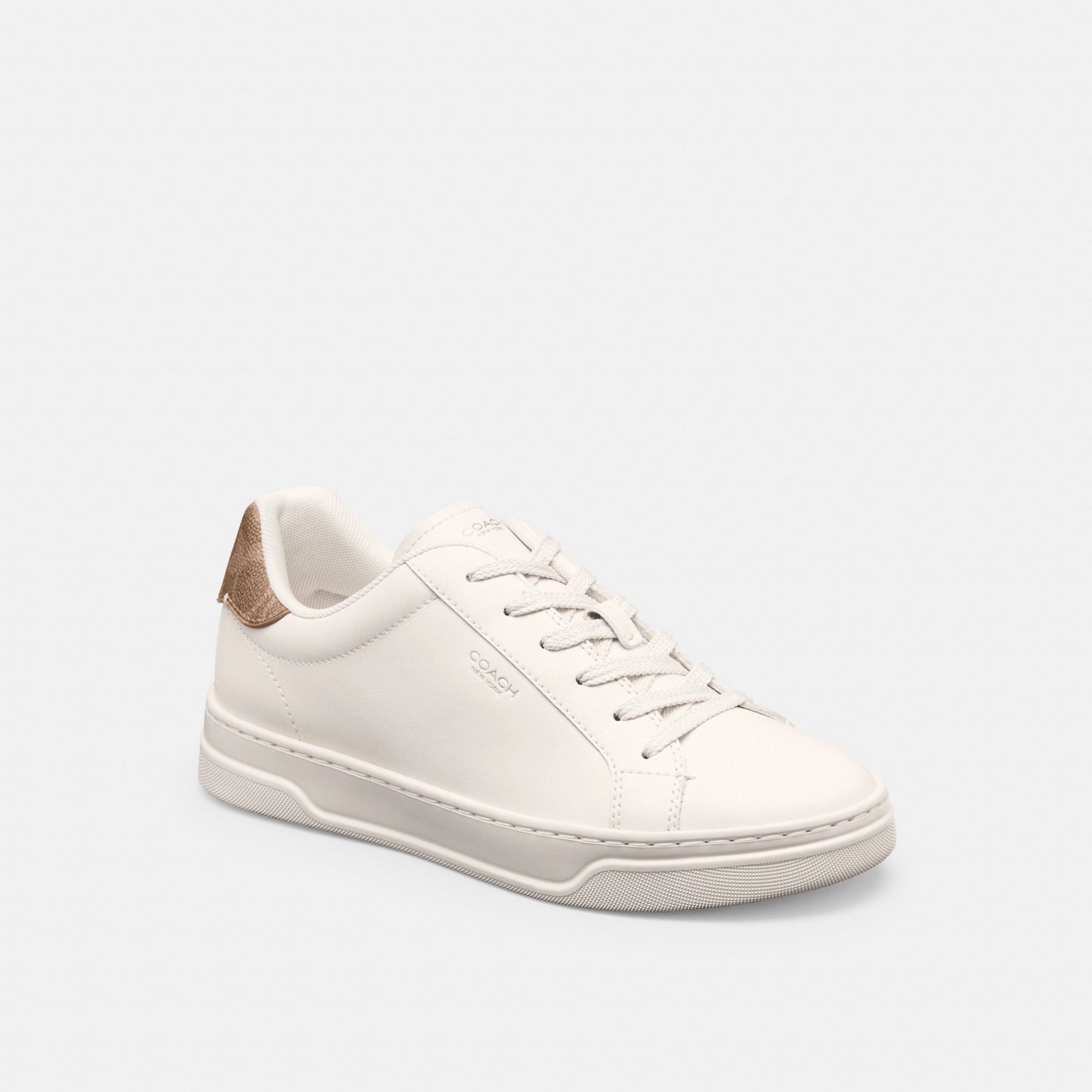 Tenis High Line Piel Blanco Mujer