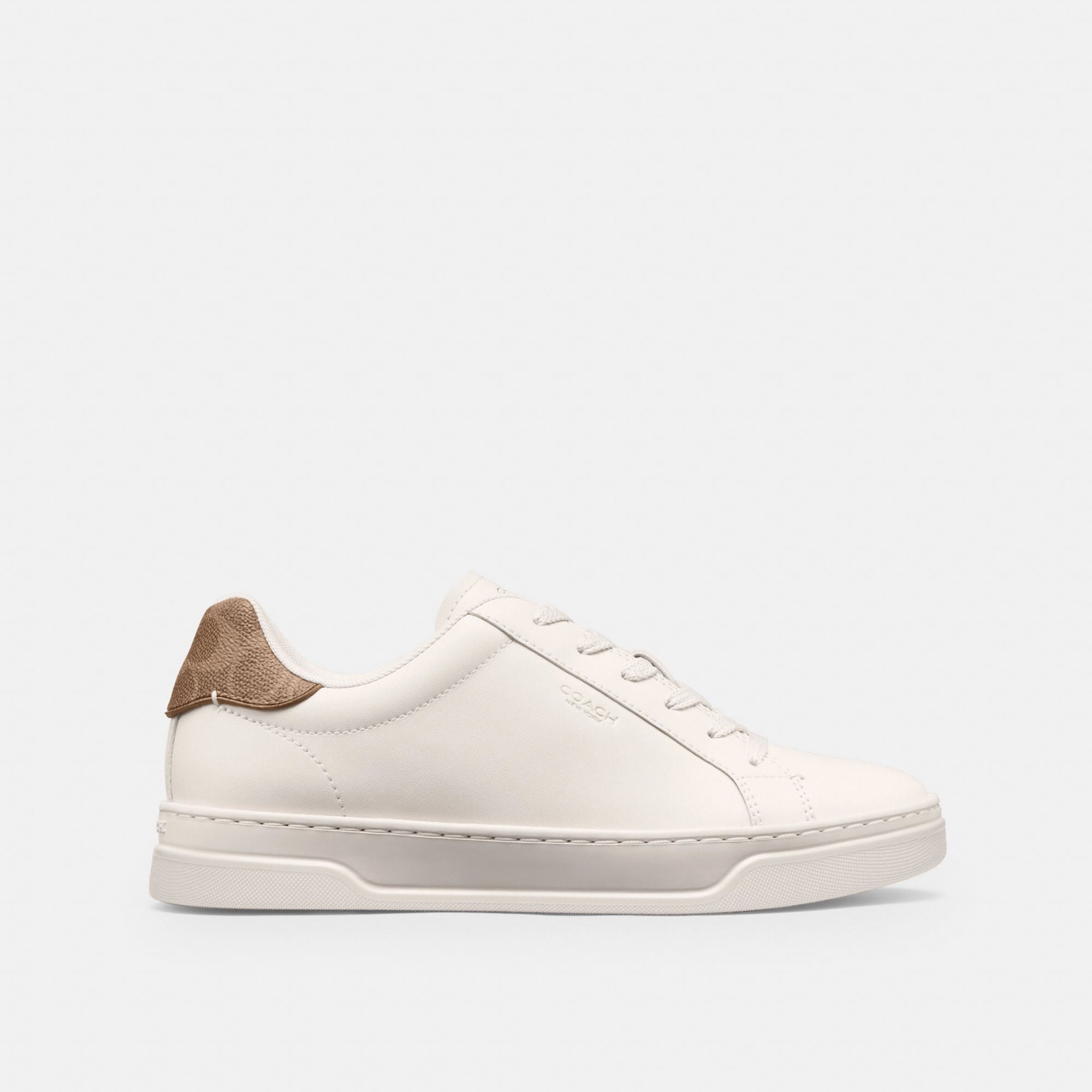 Tenis High Line Piel Blanco Mujer
