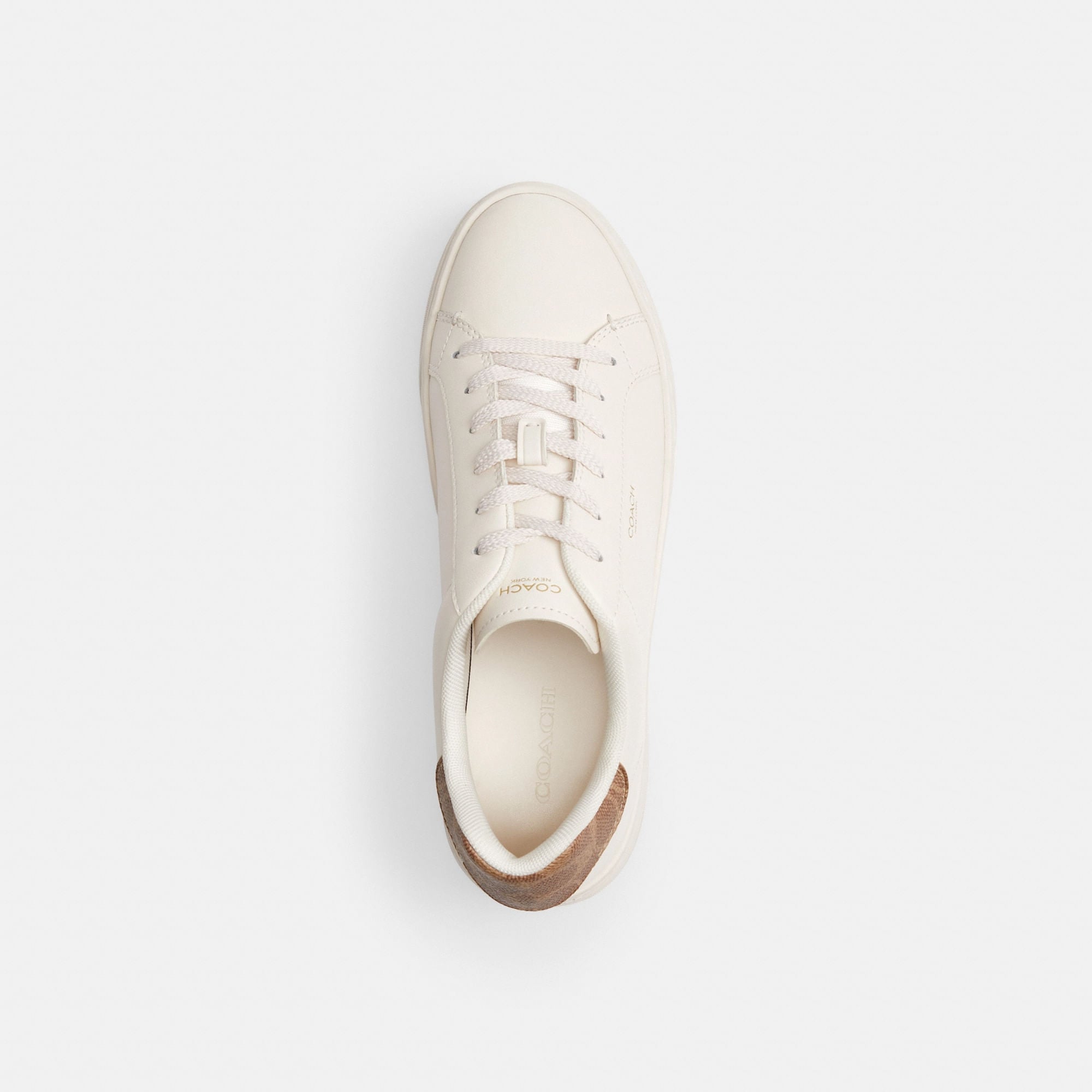 Tenis High Line Piel Blanco Mujer