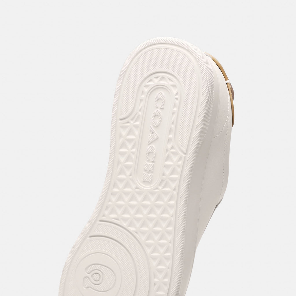 Tenis High Line Piel Blanco Mujer