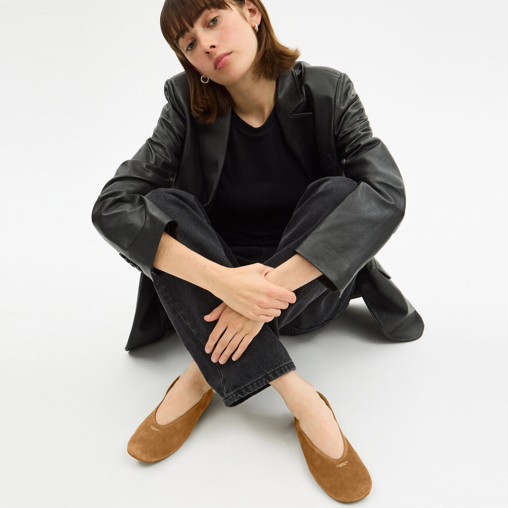 Flats Houston Gamuza Café Mujer