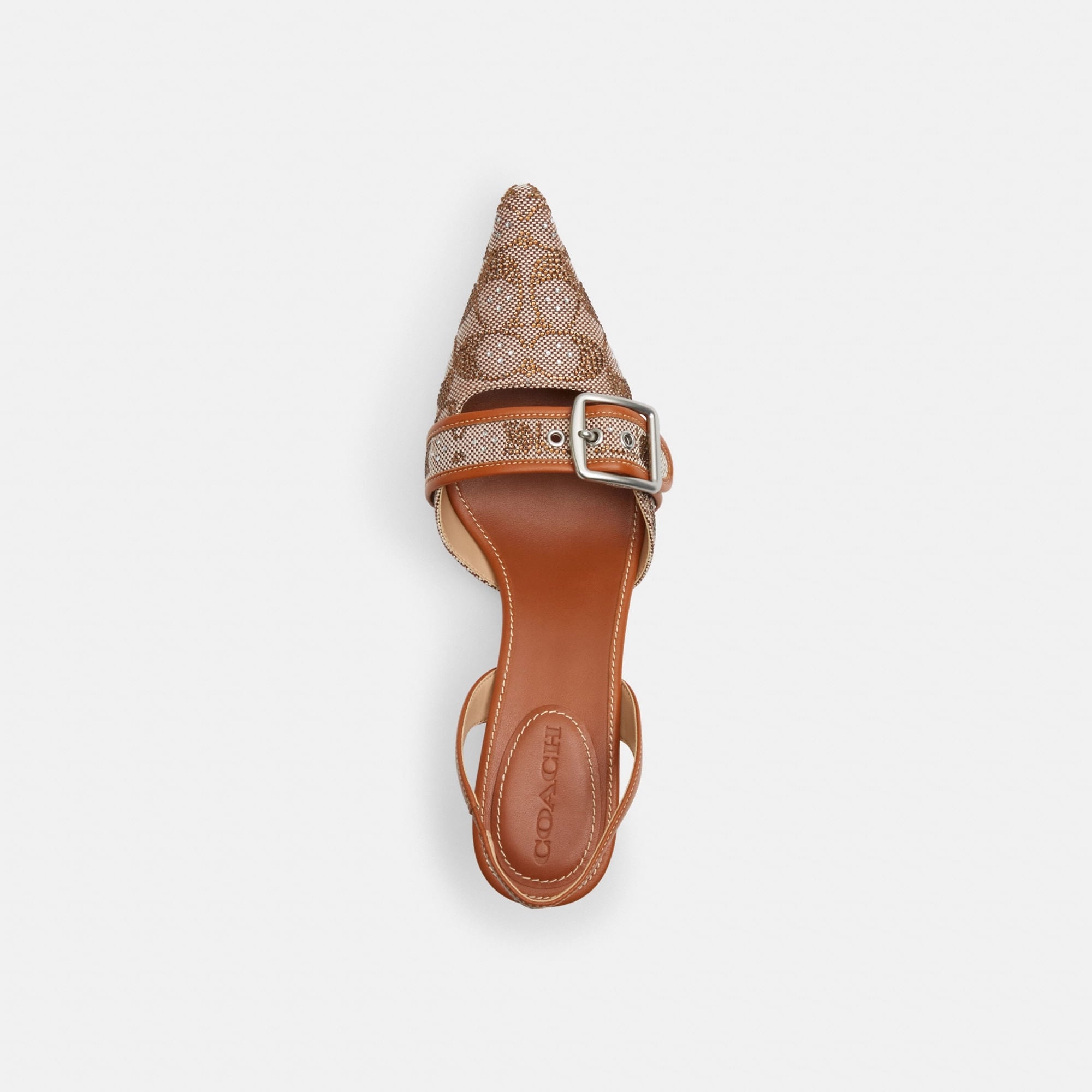 Zapatillas Margot Crystal Jaqcuard Café Mujer