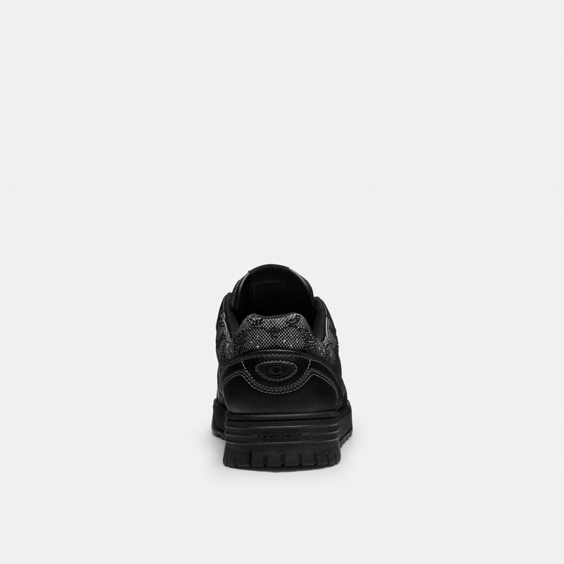 Tenis Soho Crystal Piel Negro Mujer