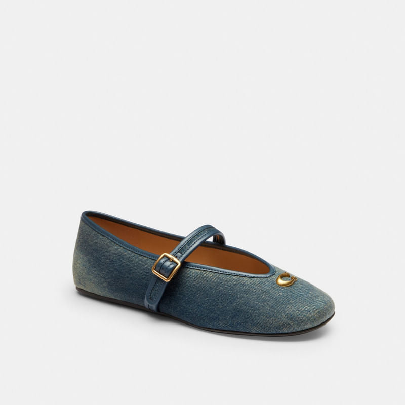 Flats Sculpted Loved Denim Mujer