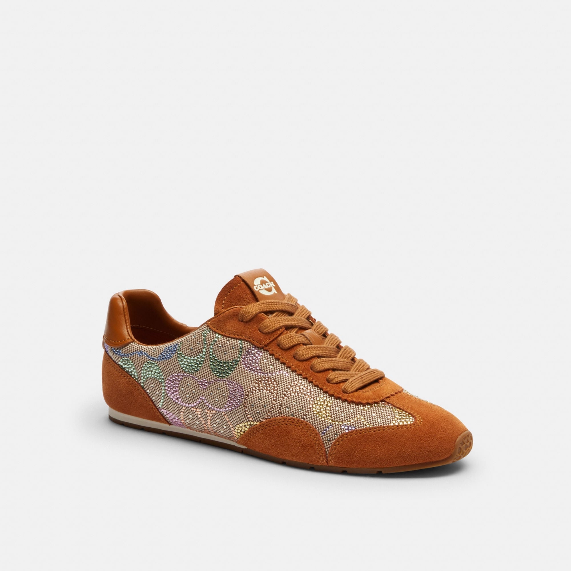 Tenis Flat Gamuza Café Mujer