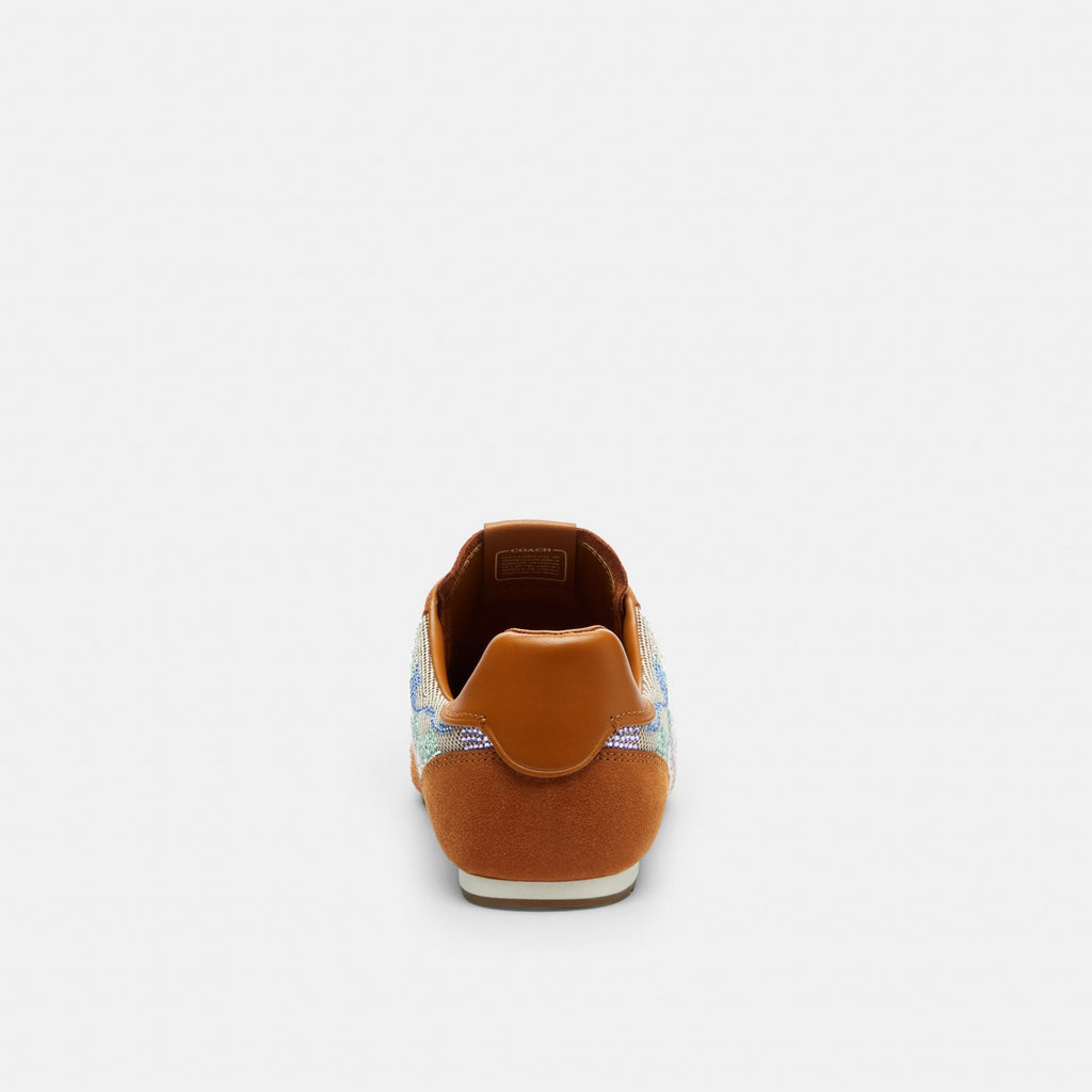 Tenis Flat Gamuza Café Mujer