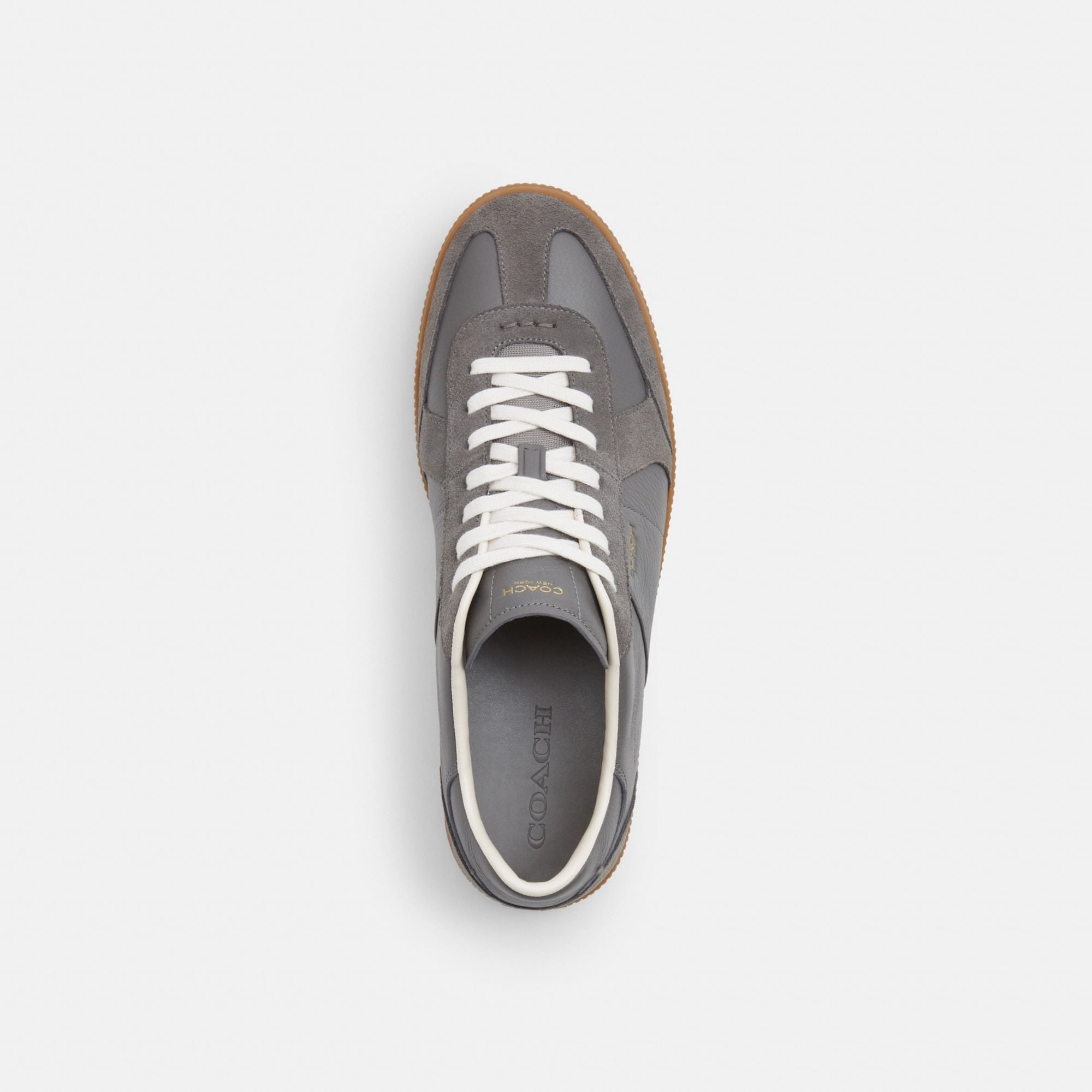 Tenis Ellis Gamuza Gris Hombre