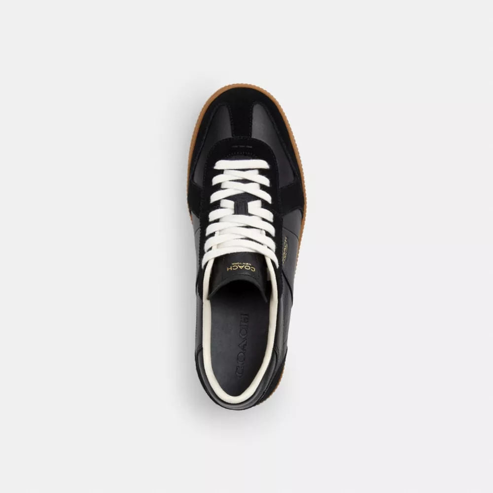 Tenis Ellis Gamuza Negro Mujer
