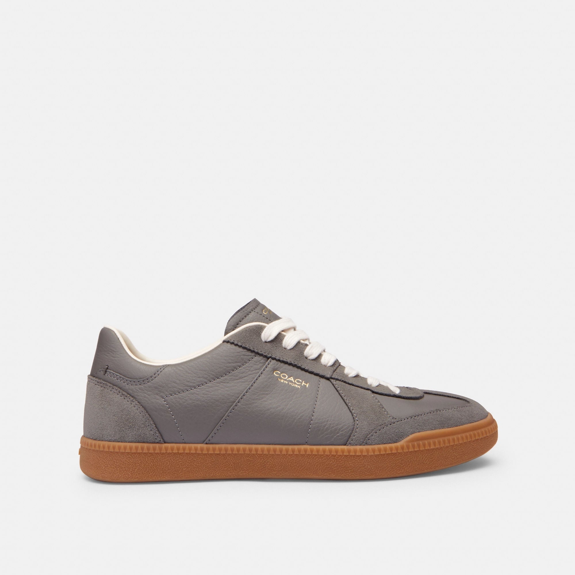 Tenis Ellis Gamuza Gris Mujer