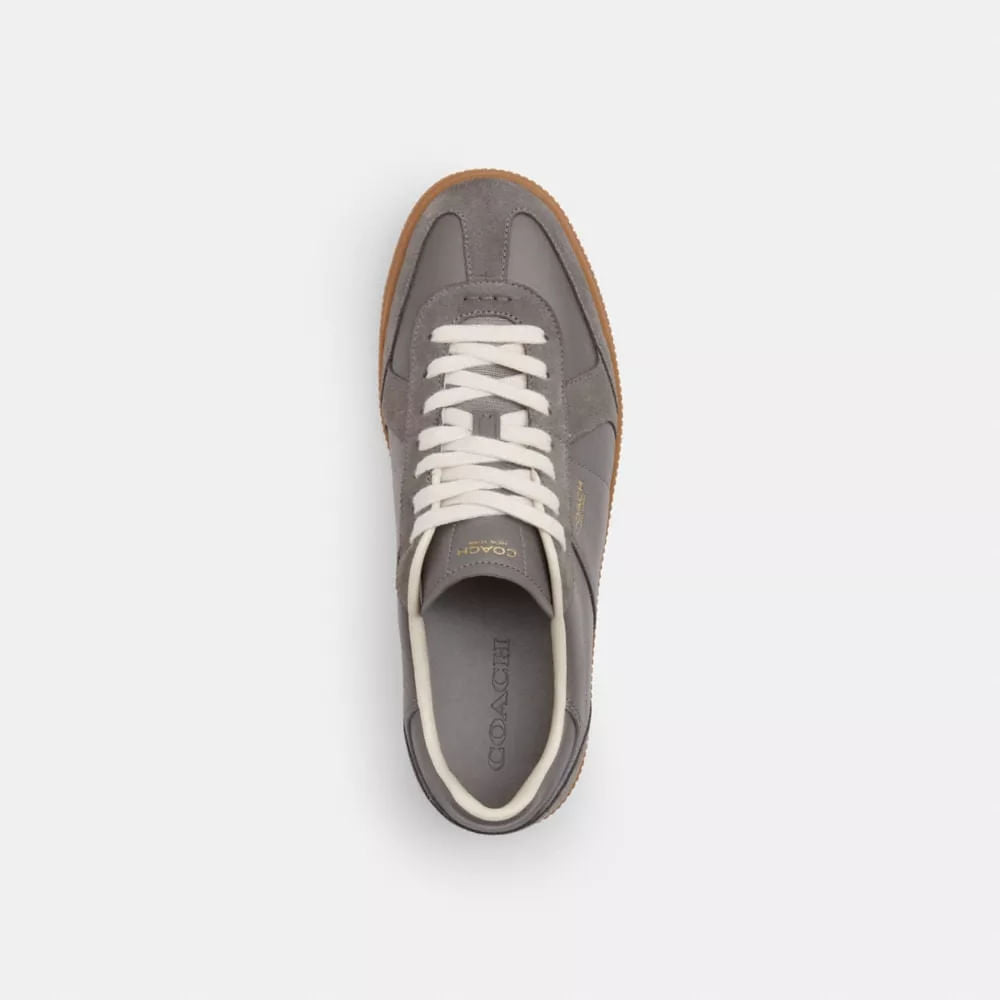 Tenis Ellis Gamuza Gris Mujer