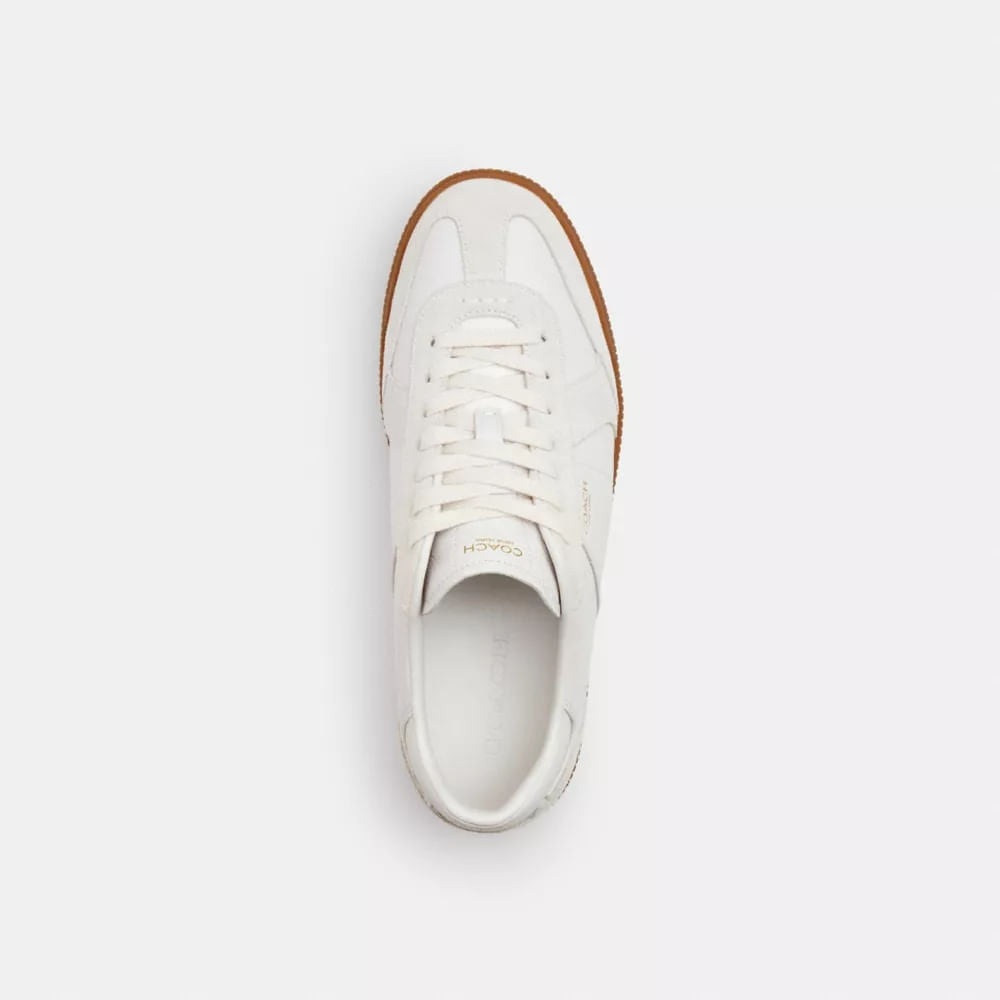 Tenis Ellis Gamuza Blanco Mujer