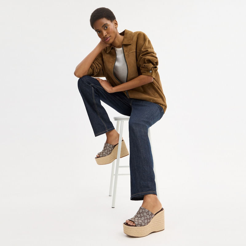 Alpargatas Wedge Jaqcuard Mujer
