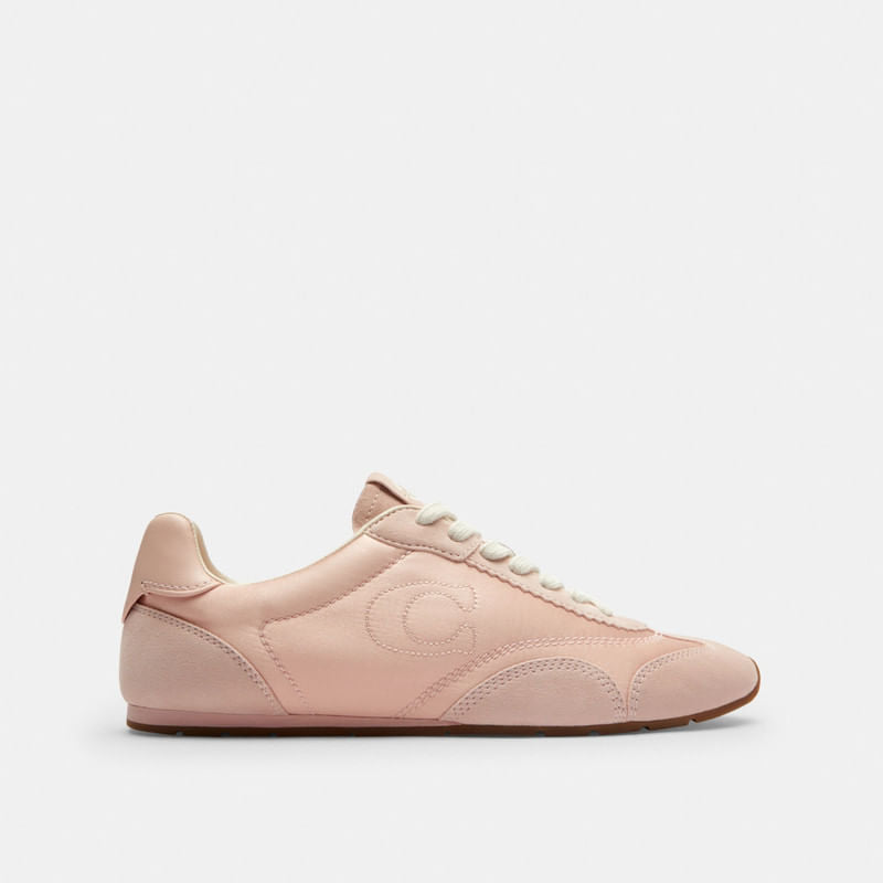 Tenis Flat Gamuza Rosa Mujer