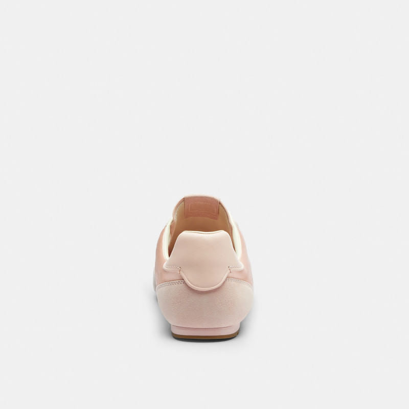 Tenis Flat Gamuza Rosa Mujer